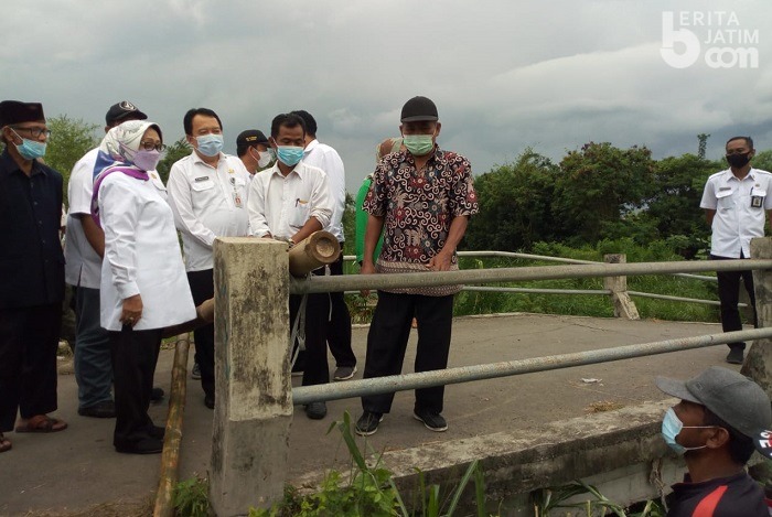Jembatan Brodot Amblas, Bupati Jombang Pastikan Perbaikannya Tidak Tahun Ini