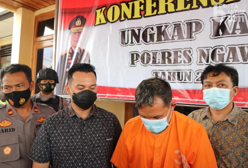 Polres Ngawi Tangkap Pelaku dan Penyebar Video Mesum