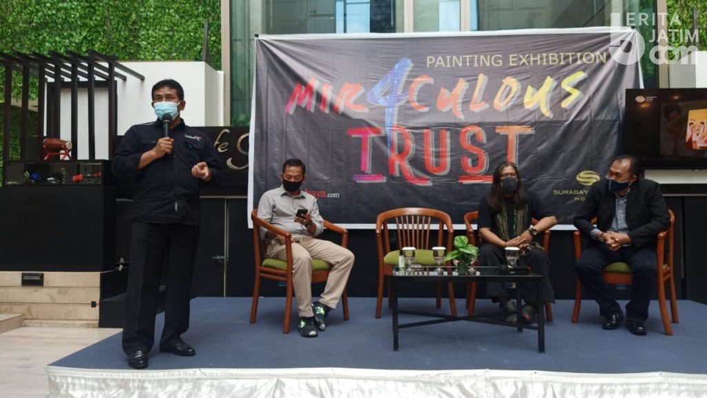 Mir4culous Trust, Pameran Karya Kolaborasi Pelukis – Jurnalis