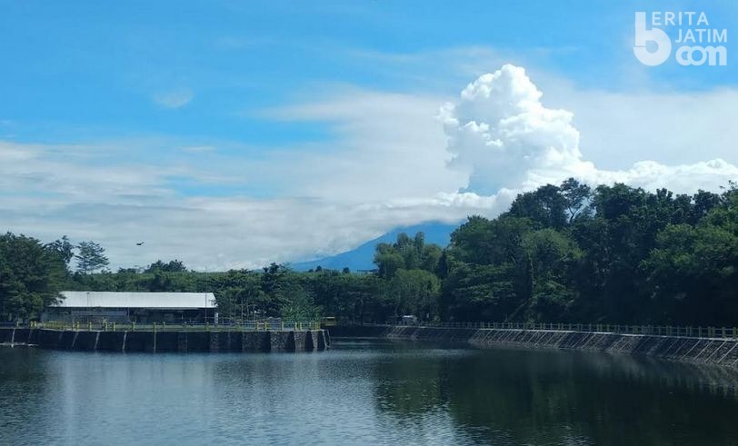 Awan gunung Merapi yang cantik untuk spot foto