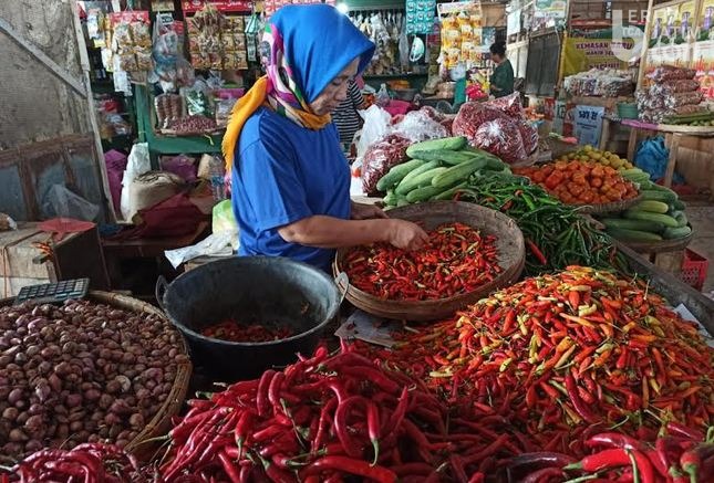 Harga 6 Bahan Pokok di Pasar Gresik Malah Turun Jelang Lebaran