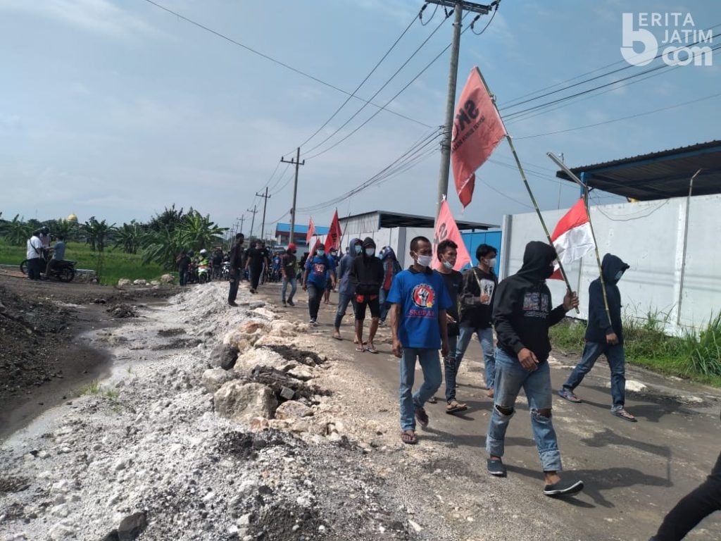 Mantan Buruh PT Triyuda Cipta Sentoso Demo, Minta Dipekerjakan Kembali