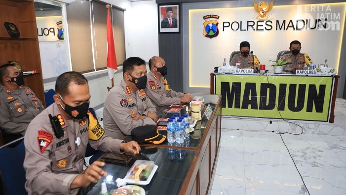 Kapolda Jatim Minta Pengawasan Disiplin Prokes di Madiun Lebih Ditingkatkan