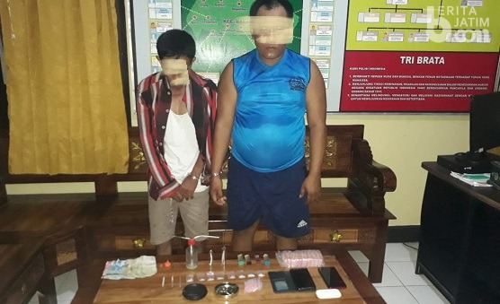 Hisap Sabu Bergantian, Dua Pengedar Dibekuk Polisi Sumenep