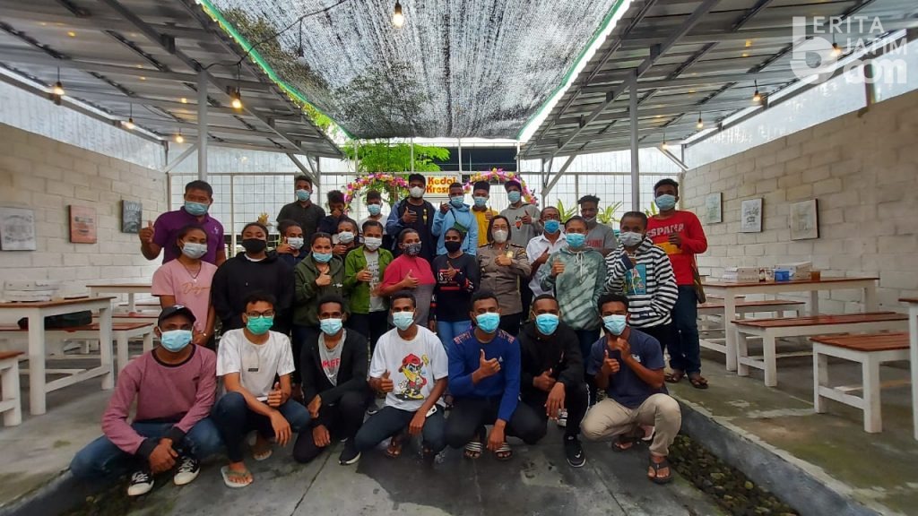 Polres Kediri Kota Jalin Keakraban dengan Pelajar Papua