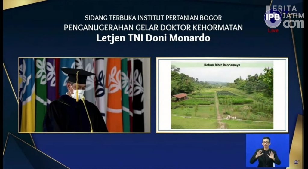 Doni Monardo Peroleh Gelar Doktor Kehormatan dari IPB