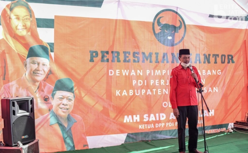 Kantor PDIP Pamekasan Tak Lepas dari Peran Said Abdullah