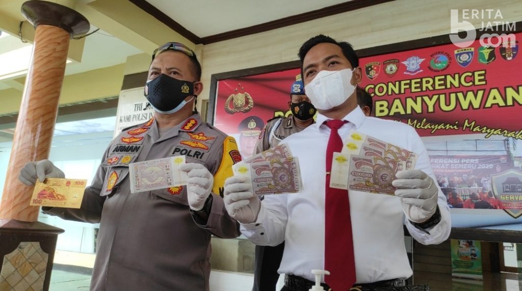 Lagi, Polresta Banyuwangi Dapat Rp 1,7 Triliun Uang Asing Palsu