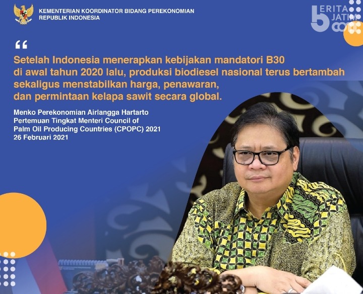 Kebijakan Mandatori B30 Berhasil Menambah Produksi Biodiesel