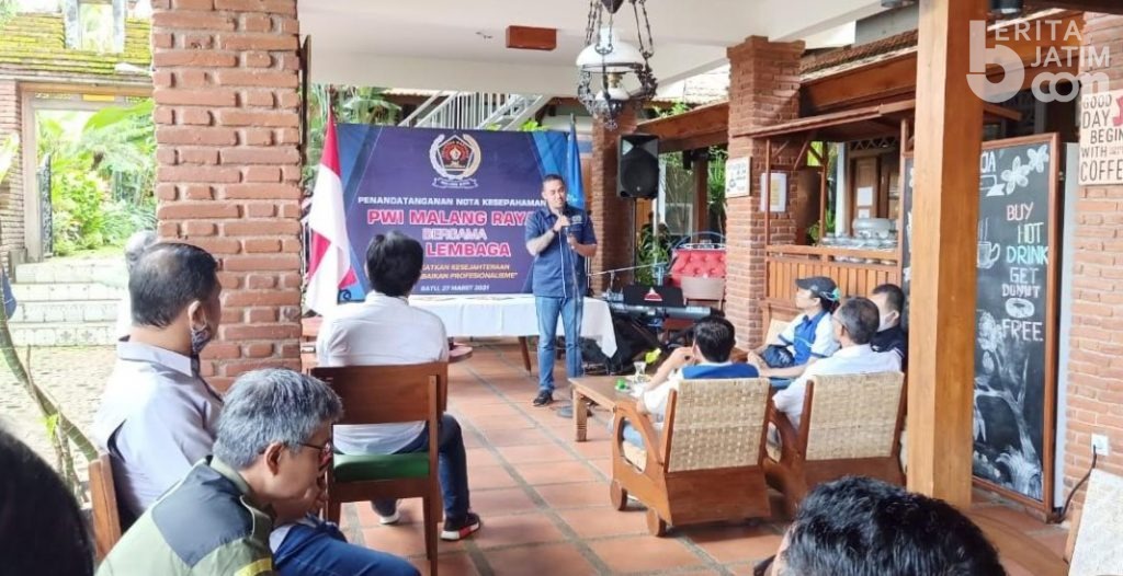 Menuju Profesionalisme Jurnalis, PWI Malang Jalin MoU dengan 12 Lembaga