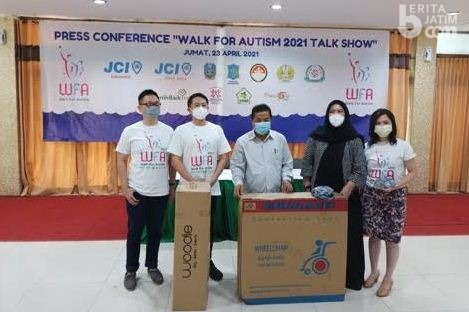 Peduli Anak Autis, JCI Gandeng Unesa dan Dharma Wanita Surabaya