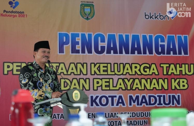 Wali Kota Madiun Launching Program Pendataan Keluarga 2021