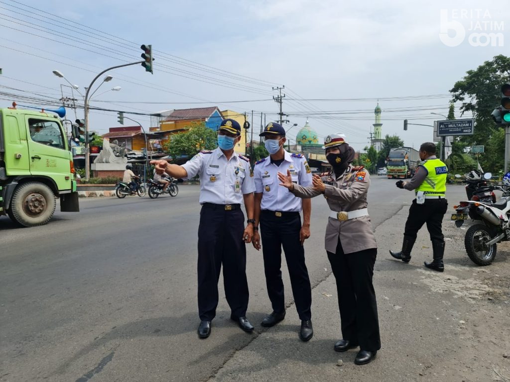 Jadi Jalur Alternatif, Jalur By Pass Jadi Atensi Satlantas Polresta Mojokerto