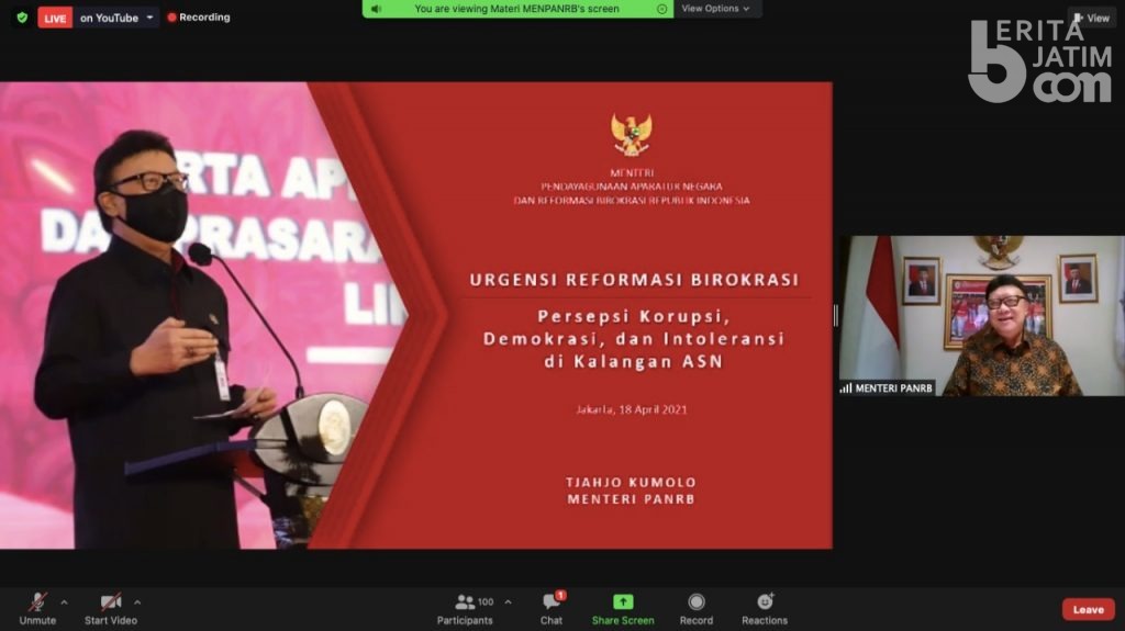 Pemerintah Sebut Telah Keluarkan Kebijakan untuk Cegah Korupsi di Birokrasi