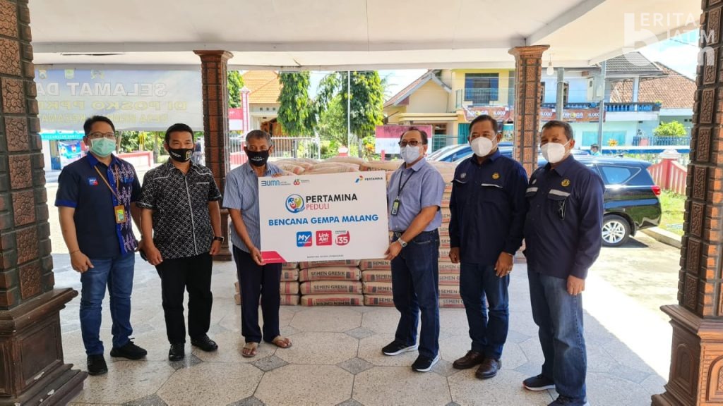 Pertamina Bersama BPH Migas Tinjau Dampak Bencana di Kabupaten Malang
