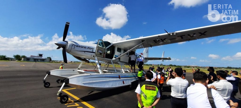 Badan Litbang Perhubungan Kemenhub RI Rekomendasikan Pulau Giliyang Layak Jadi Bandara Perairan