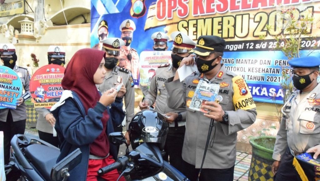 Jelang Ramadan, Polres Pamekasan Gelar Operasi Keselamatan Semeru 2021