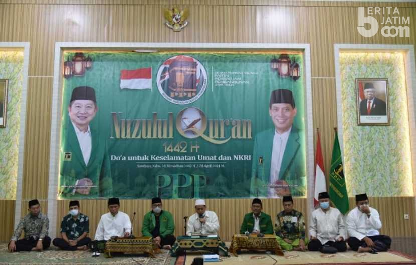 Nuzulul Quran, PPP Jatim Doakan Korban KRI Nanggala-402 dan Khataman