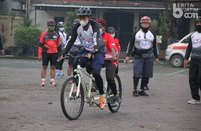 Gowes Bareng Pelajar Papua, Kapolres Magetan: Menjaga NKRI
