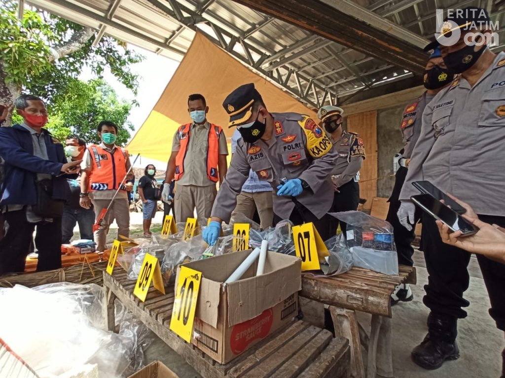 Begini Klonologis Ledakan Mercon di Ponorogo
