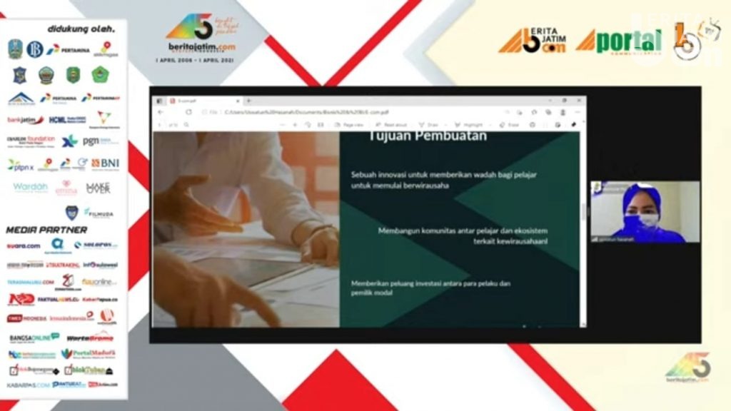 Beritajatim.com Hadirkan Uswatun Hasanah, Pemilik Batik Jokotole Collection Madura Beromzet Rp100 juta