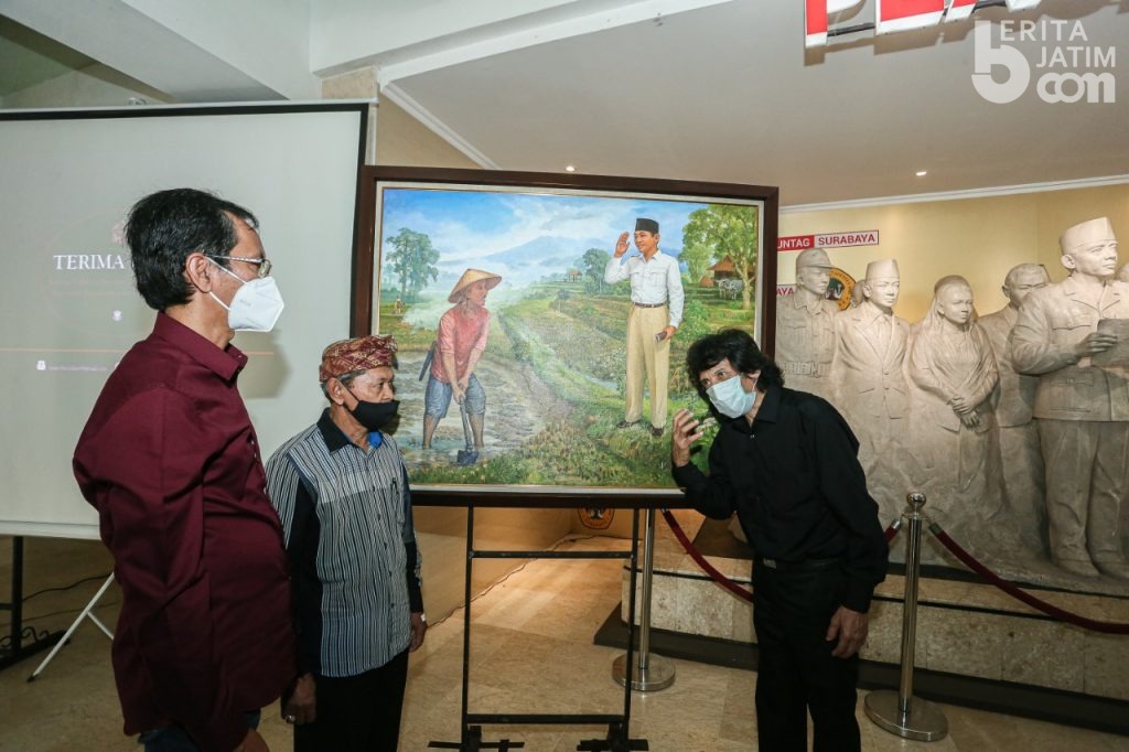 DPRD Surabaya: Lukisan Pertemuan Bung Karno dan Marhaen Sarat Pesan Bersejarah