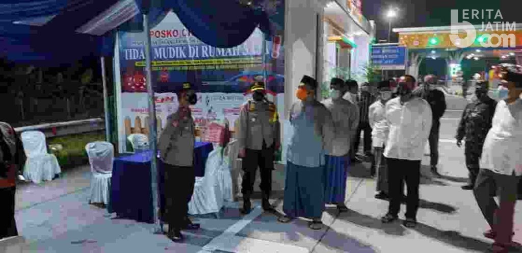 Antisipasi Pemudik, Bupati Cek Exit Tol Ngawi