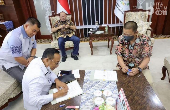DPD RI MoU dengan Garuda, LaNyalla Harap Senator Makin Mudah Serap Aspirasi
