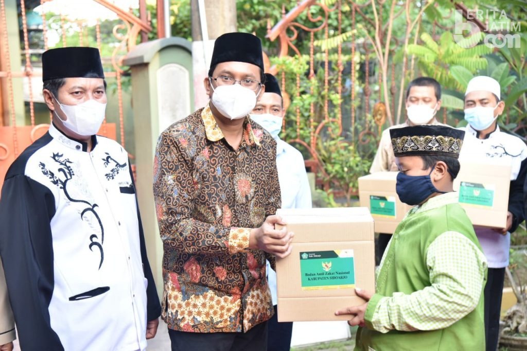 Bupati Sidoarjo Gus Muhdlor Berikan Santunan Anak Yatim dan Dhu’afa di Bulan Ramadan