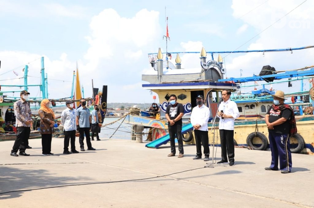 Kunjungi PPDI Lamongan, Presiden Jokowi Setujui 4 Aspirasi Nelayan
