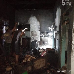 4 Rumah Warga Desa Mandangin Terbakar Usai Tarawih