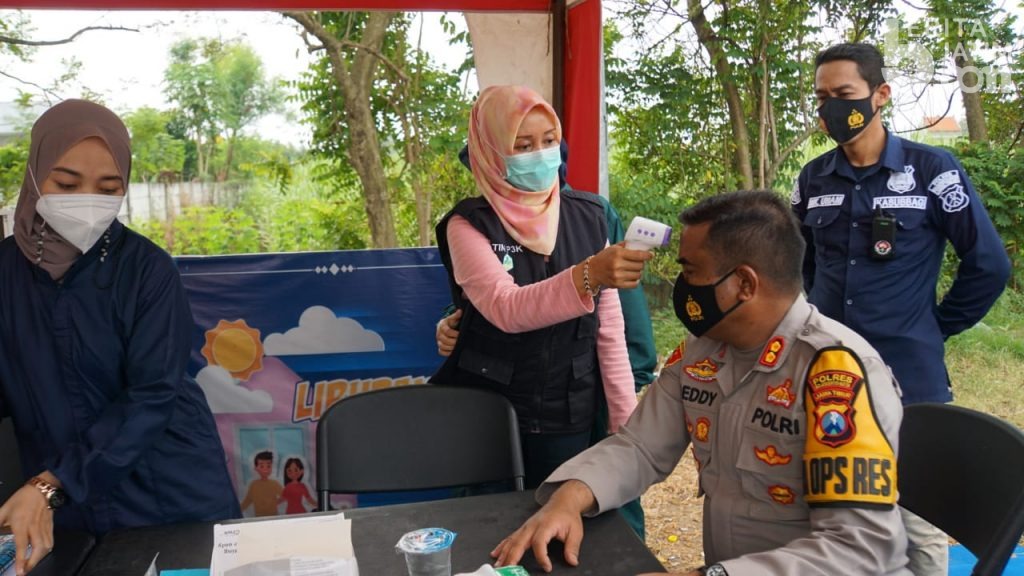 Cek Penyekatan, Kapolresta Mojokerto Minta Rapid tes Antibody