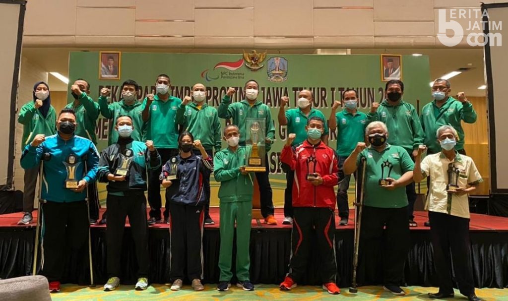 NPC Kota Kediri Juara Umum III Pepaprov Jatim 1/2021 di Surabaya