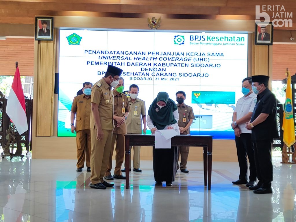 Sidoarjo Resmi Sandang Universal Health Coverage Jaminan Kesehatan.