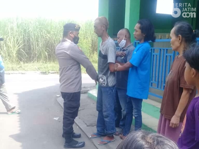 Warga Mojokerto Tertangkap Basah saat Dorong Motor Curian