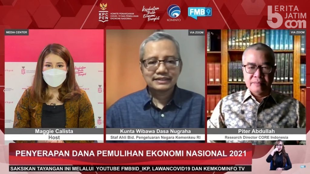 Ini Realisasi Program Pemulihan Ekonomi Nasional