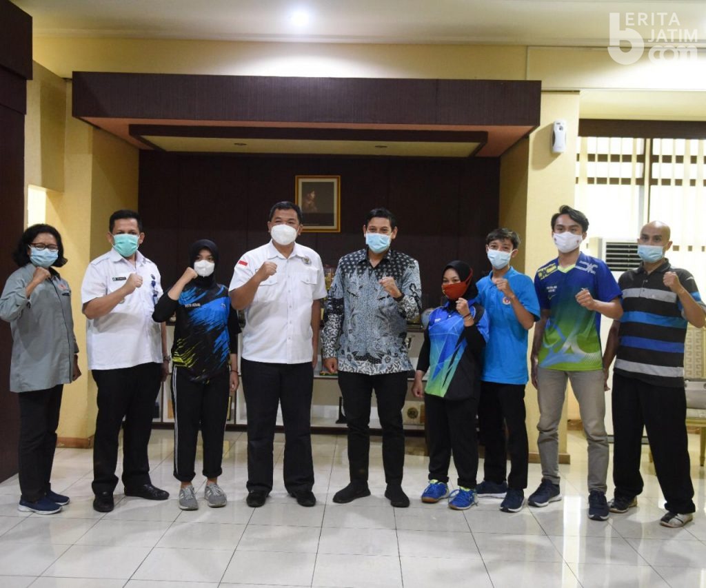 Wali Kota Kediri Ajak Masyarakat Beri Dukungan Atlet Tenis Meja Pada Turnamen BNN Nasional ‘Smash On Drug’
