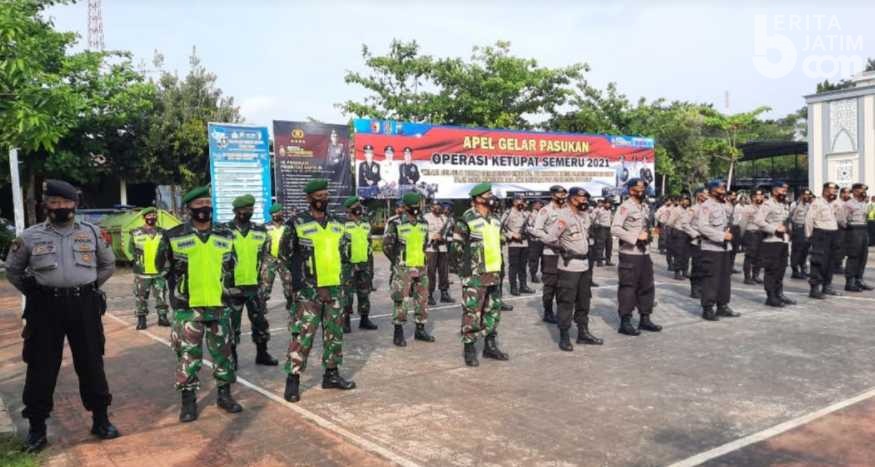 Operasi Ketupat, Polres Tuban Siagakan Brimob di Perbatasan Jatim-Jateng