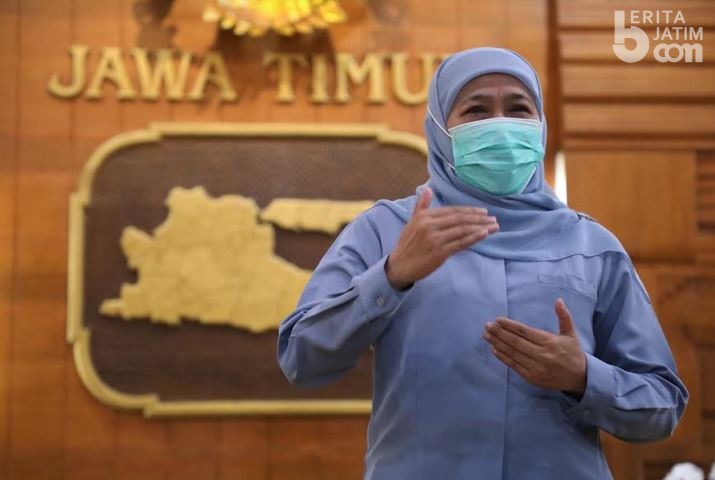 Ditemukan Varian Baru India, Khofifah: 2 Pasien di Surabaya, 1 Bojonegoro