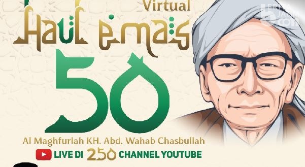 Diikuti Presiden Jokowi, Haul Emas KH Abd Wahab Chasbullah Disiarkan 250 Channel Youtube