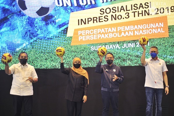 Sosialisasi Inpres Nomor 5 tahun 2019, Menpora Pilih Jatim Sebagai Lokasi Pertama