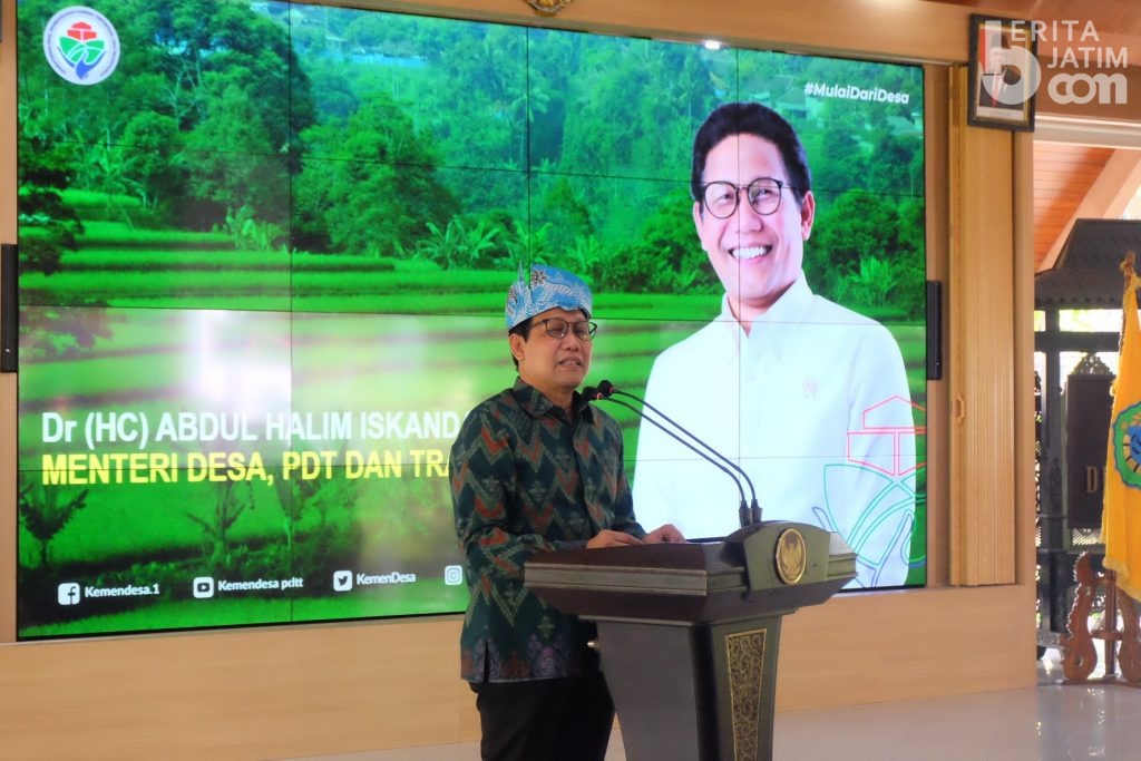 Penyerahan Penghargaan Utama SDGs, Gus Menteri Desa Kunjungi Sidoarjo
