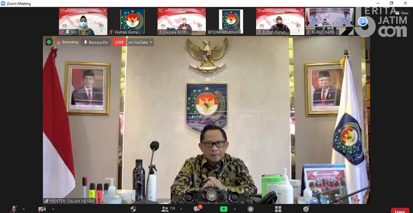 Mendagri Minta Bupati/Walikota Jalankan Program Pengendalian Covid-19 dan Pemulihan Ekonomi