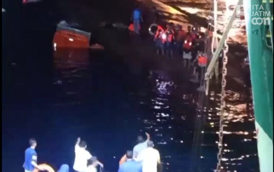 KMP Yunice Tenggelam di Selat Bali