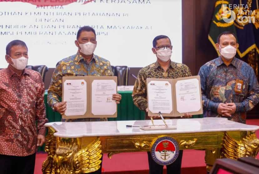 KPK dan Kementerian Pertahanan Sepakati Gelar Diklat Bela Negara dan Wawasan Kebangsaan