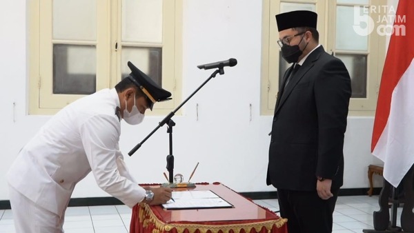 Wujudkan Tata Kelola Pemerintahan Yang Baik, Bupati Kediri Lantik Pejabat