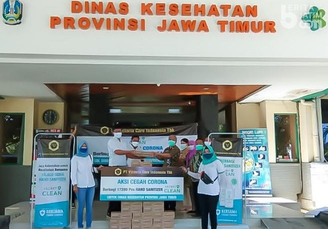 Victoria Care Indonesia Bantu Dinkes Jatim Tuntaskan Pandemi Covid-19