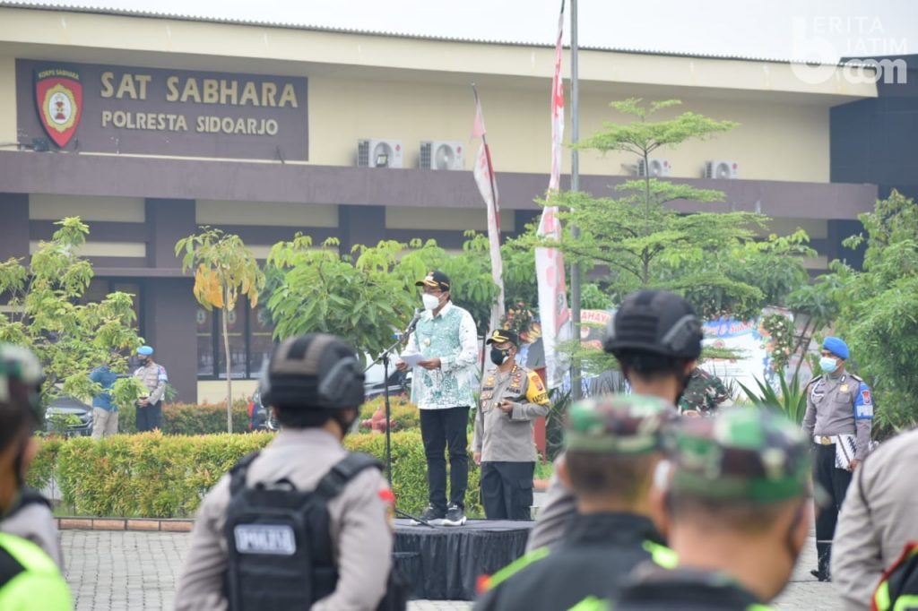 Forkopimda Sidoarjo Cek Kesiapan Pasukan PPKM Darurat