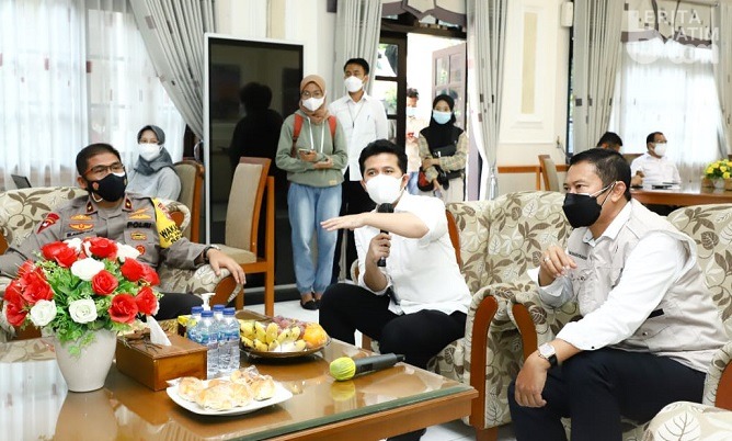 Wagub Emil Apresiasi Gebrakan Pemkab Lamongan di Hari Pertama PPKM Darurat