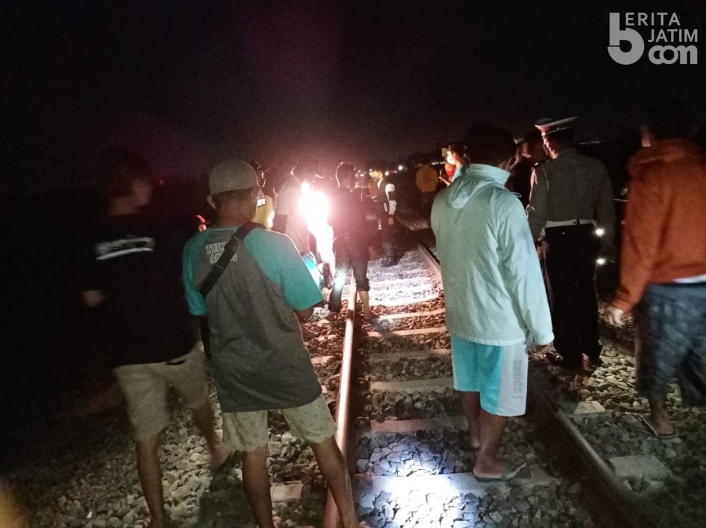Diterjang KA Malabar, Tubuh Pedagang asal Tambibendo Kediri Tercecer
